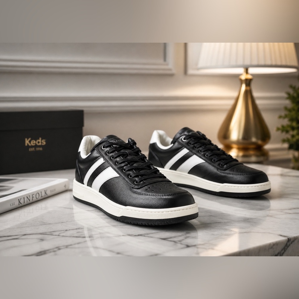 Men’s Black Leather Sneakers Size 10 | NEW Pro-Keds Skyhawk Pro-Keds Size 10